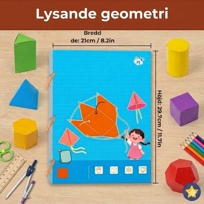 3D-bok om rymdgeometri för barn